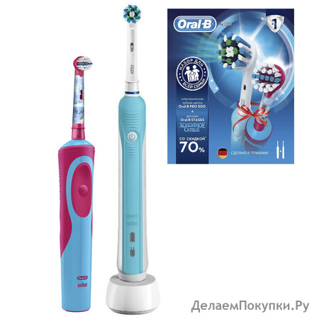       ORAL-B Professional Care 500 +    Vitality Stages Power Frozen