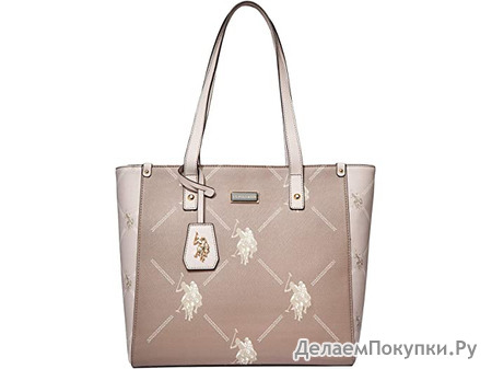 U.S. POLO ASSN. Color-Block Signature Tote