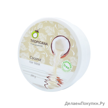 TROPICANA     COCONUT HAIR MASK, 250 