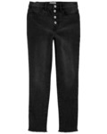 Snap-Fly Jeggings in Washed Black