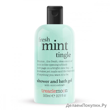 TREACLEMOON      Treaclemoon Fresh Mint Tingle bath & shower gel, 500 