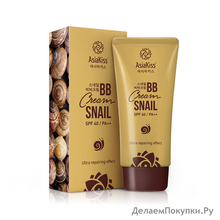 ASIAKISS BB-      Snail BB Cream, 60 