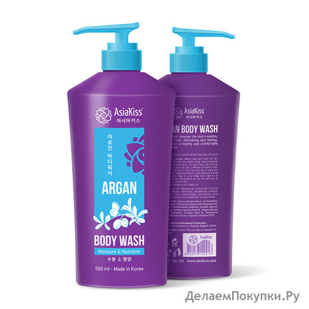 ASIAKISS     Argan Body Wash, 500 