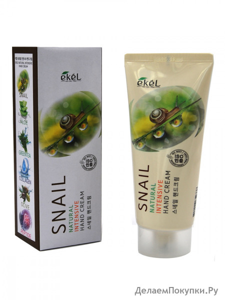 EKEL       Snail Natural Intensive Hand Cream, 100 