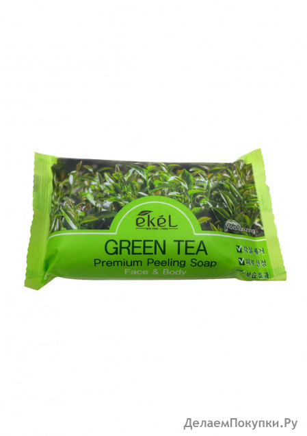 EKEL -       Premium Peeling Soap Green Tea, 150 