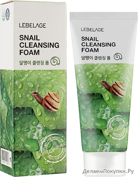 LEBELAGE      Snail Cleansing Foam, 100 