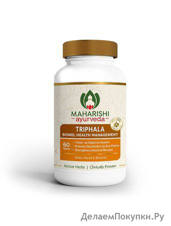 , 50 ,   ; Triphla, 50 tabs, Maharishi Ayurveda