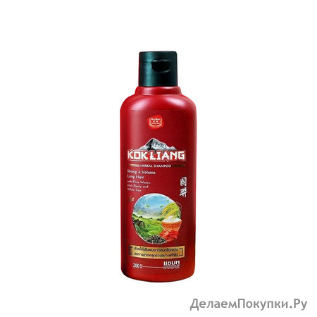 KOKLIANG       ,      Kokliang shampoo with Goji berries, White Tea and Rice water, 200 