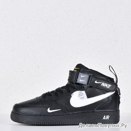  Nike Air Force 1 07 Mid LV8 Black  w599-2-2