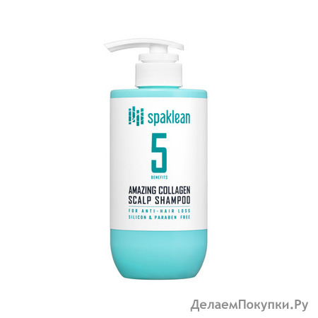 SPAKLEAN      Amazing Collagen Scalp Shampoo, 500 