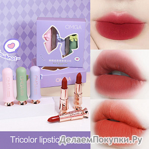    3  1 OMGA Bow Tie Tender Love Lipstick