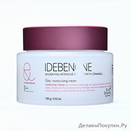 ECO BRANCH       Hydrating Intensive Idebenone Cream, 100 