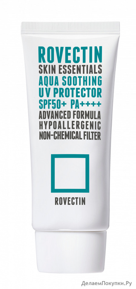 ROVECTIN   Skin Essentials Aqua Soothing UV Protector SPF50+ PA++++, 50 