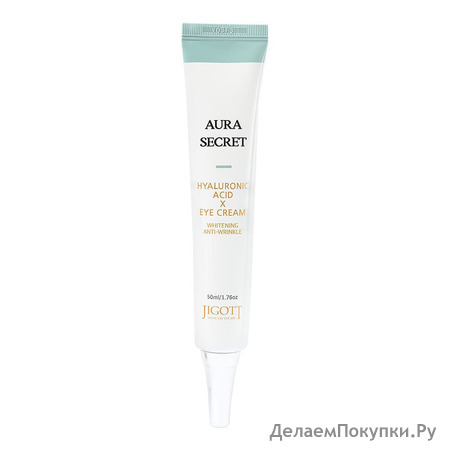 JIGOT]       Aura Secret Hyaluronic Acid Eye Cream, 50 