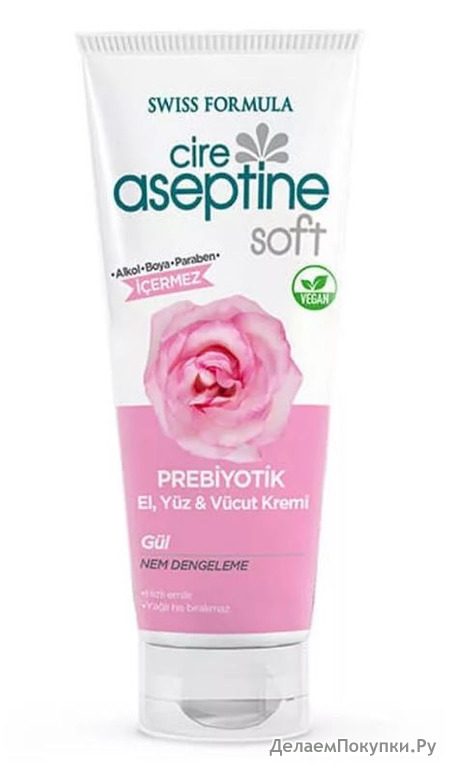 CIRE ASEPTIN        Prebiotic Care Cream - Rose, 75 