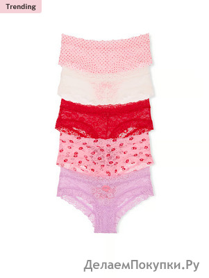 Victoria's Secret 5-Pack Lace Cheeky Panties